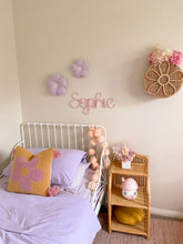 Load image into Gallery viewer, Knitted Name + Lilac Flower Wall Pop Bundle
