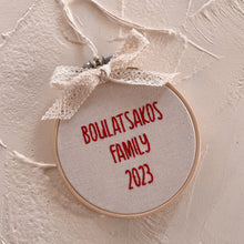 Load image into Gallery viewer, FAMILY HOOP ORNAMENT
