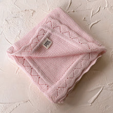 Load image into Gallery viewer, PERSONALISED KNIT BLANKET - BLUSH
