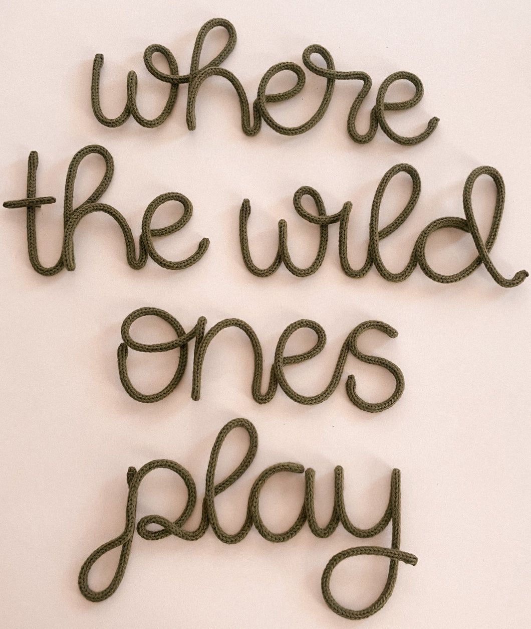 WHERE THE WILD ONES PLAY