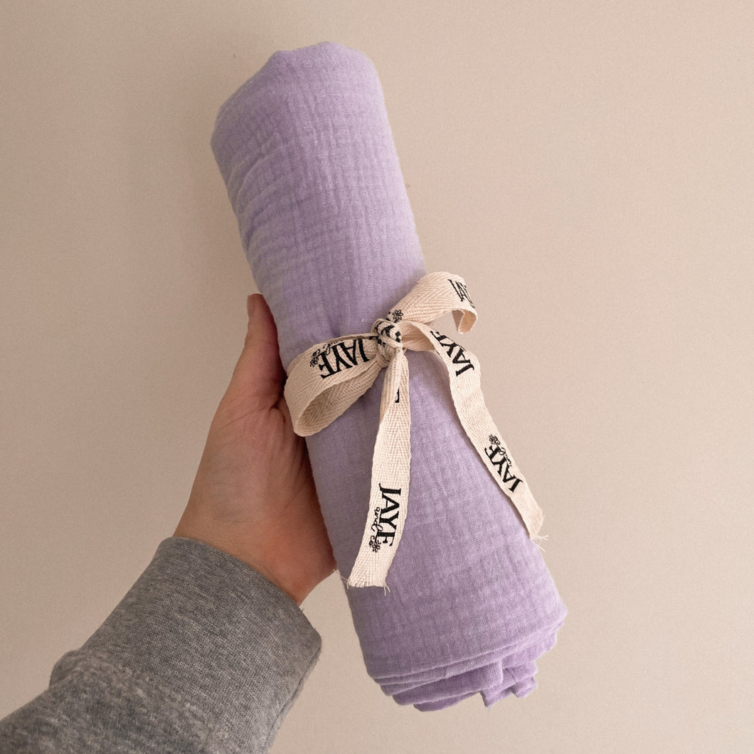 PERSONALISED SWADDLE - LILAC