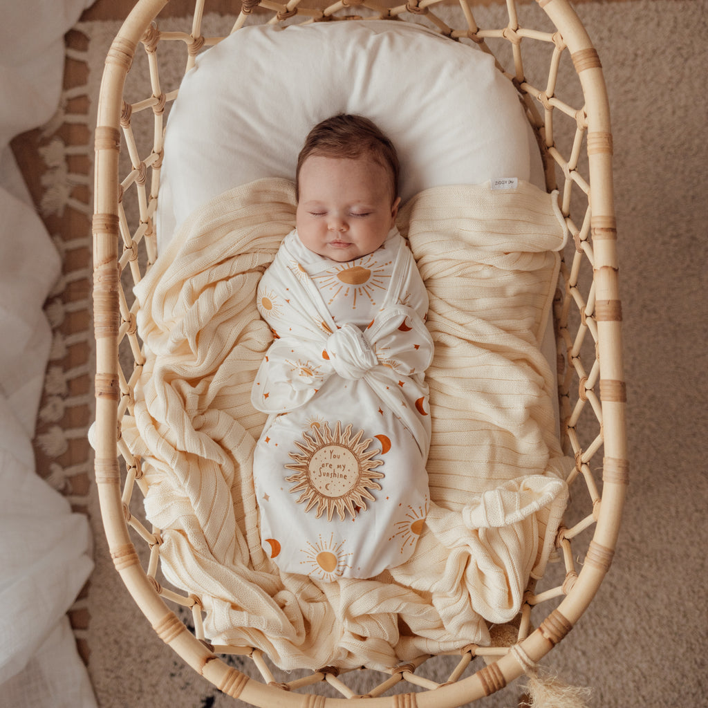SOL BAMBOO STRETCH SWADDLE - By Ziggy Lou