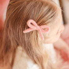 Load image into Gallery viewer, KNITTED BOW HAIR CLIP
