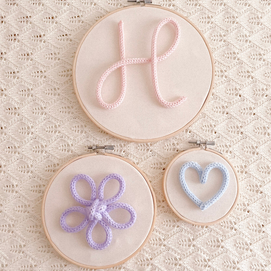 KNITTED HOOPS - SET OF 3